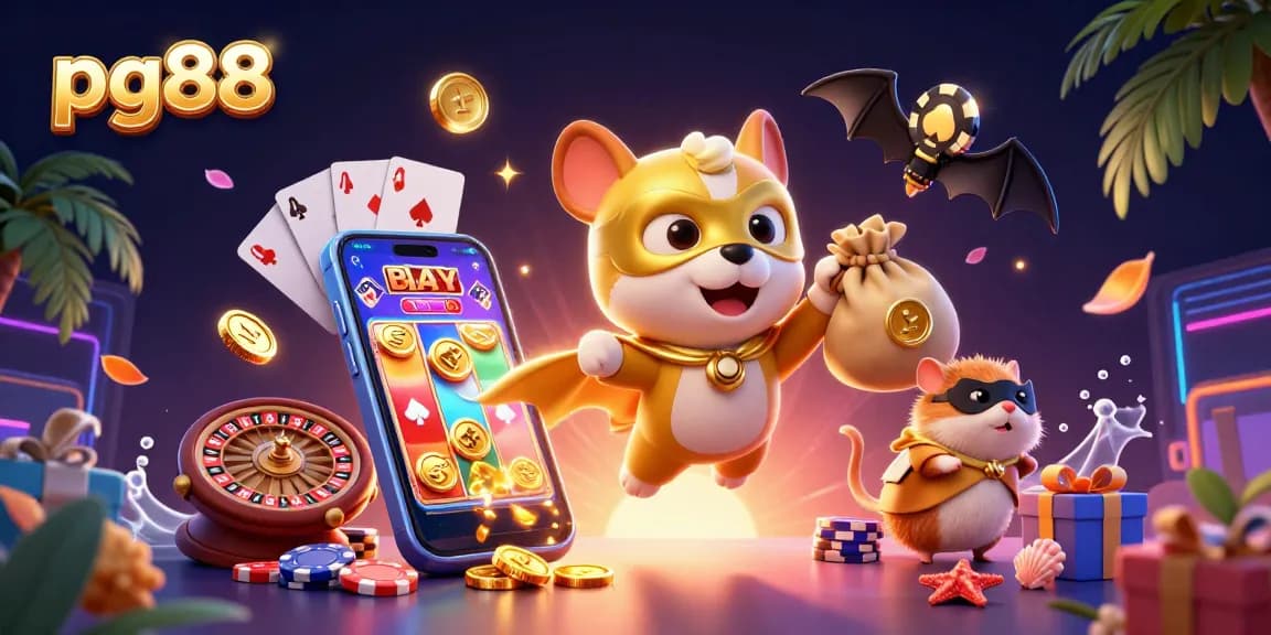 Spin for big wins at pg88 with our 3D superhero-themed casino adventure!
