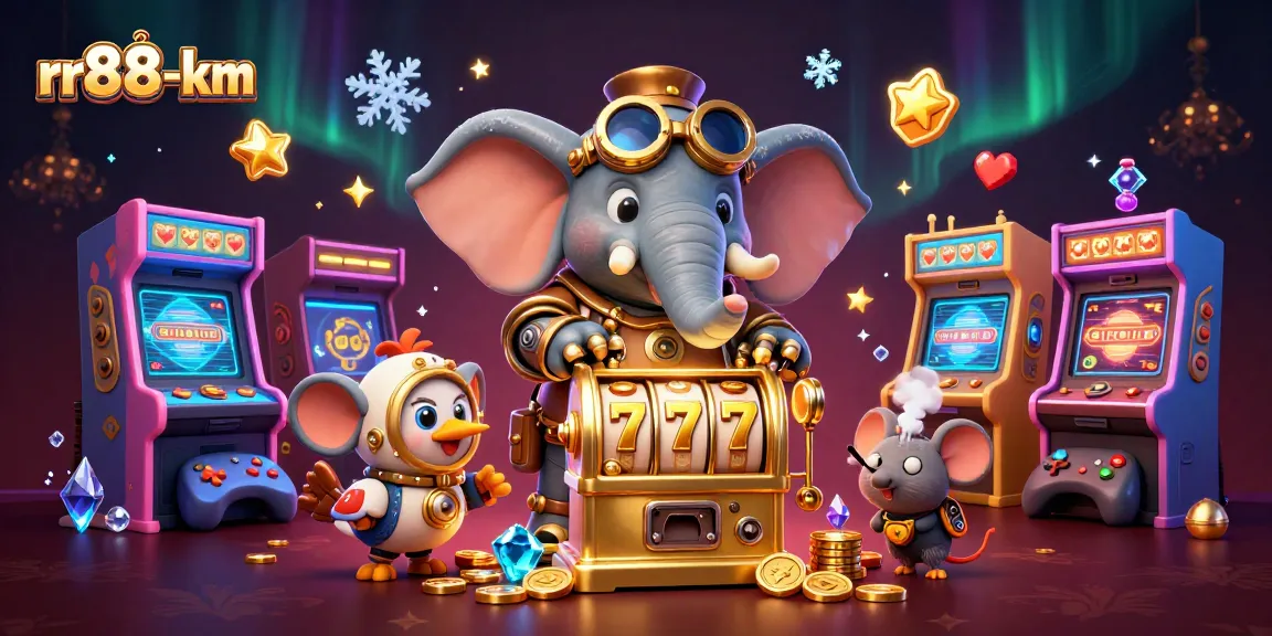 Experience thrilling gameplay at rr88-km with a detailed steampunk theme and vibrant casino elements.