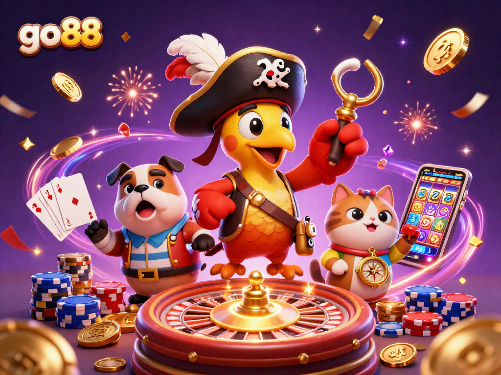 Experience thrilling wins at go88 with exciting games, dazzling coins, and vibrant casino ambiance.
