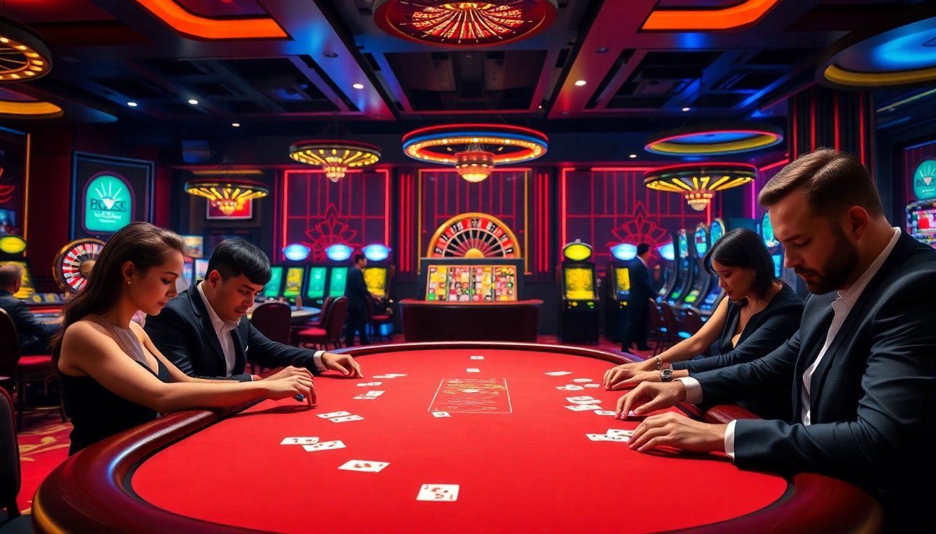 Experience thrilling gameplay at 88xx com during an intense poker night in a luxurious casino setting.