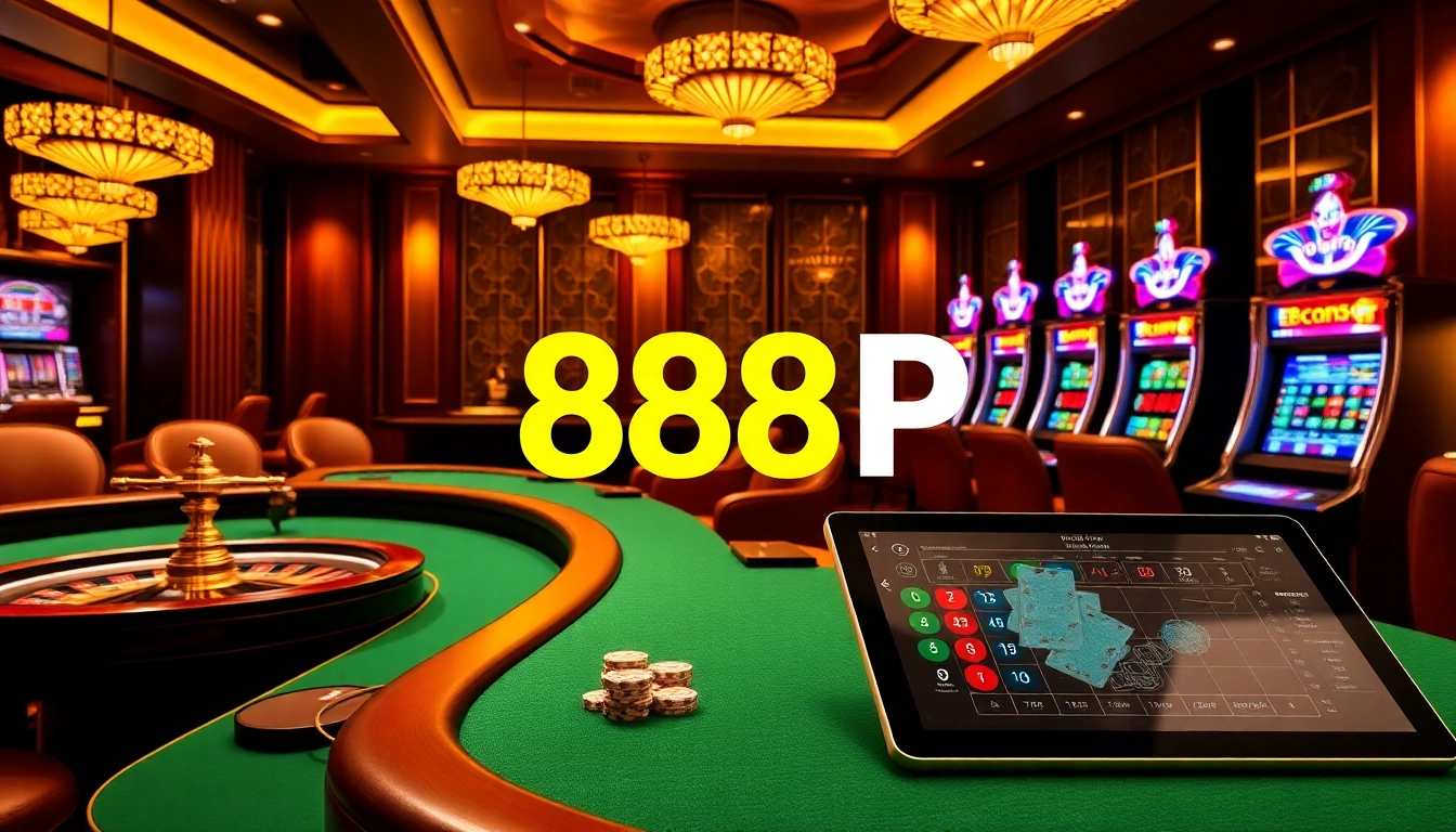 Experience high-stakes excitement at 888P online casino with vibrant tables and sleek technology.