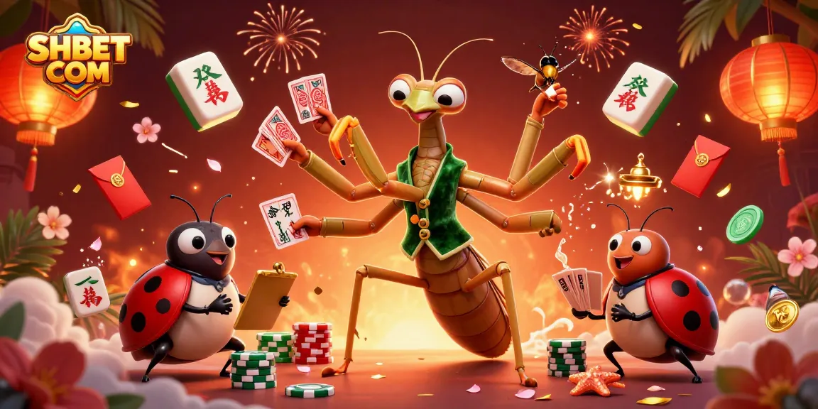 Experience exciting gameplay at SHBET COM with our vibrant casino illustration featuring engaging characters and game elements.