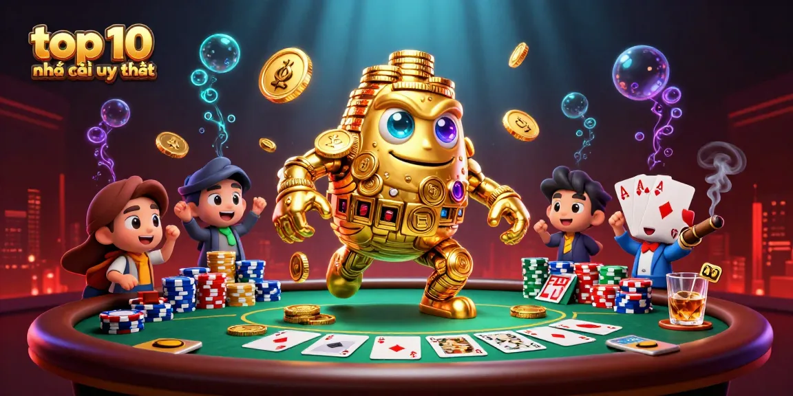 Engage with the top 10 nhà cái uy tín in an immersive casino experience with vibrant elements.
