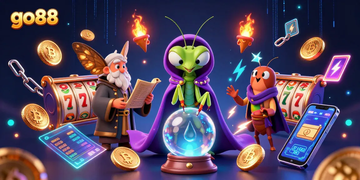 Experience the magic of go88 with vibrant casino elements and enchanting characters.